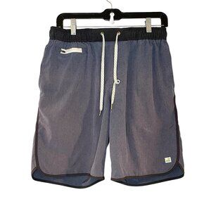 Vuori Shorts Mens Size Medium Gray Bank Shorts Hybrid Gym Training